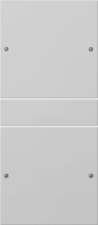 Gira Wippenset 2-f. 1+1 grau lackiert 2182015