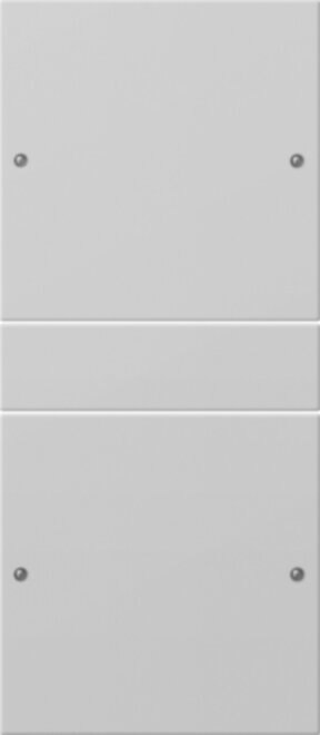 Gira Gira Wippenset 2-f. 1+1 grau lackiert 2182015