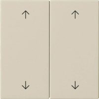 Gira Wippe 2-fach Cremeweiß 538701