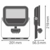 Ledvance FL 50 SN P 41W 6KLM 840 PS BK Floodlight Sensor sym max 6000lm IP65 – Bild 3