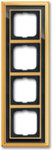 Busch-Jaeger Rahmen 4-fach ms/poliert anthrazit 1724-835