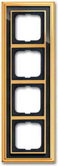 Busch-Jaeger Rahmen 4-fach ms/poliert anthrazit 1724-835