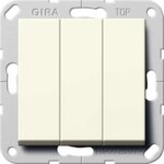 Gira Wippschalter Ein Aus 3-fach cws 283001