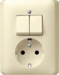 Gira Schuko-Serienschalter. cwsgl 017501