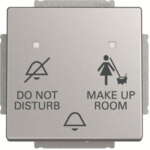 Busch-Jaeger Klingeltaster 24V Aluminium-Silber 2029/12 UC-83