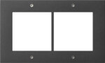 Gira Designrahmen 2-fach Türstation Aufputz anthrazit 850267