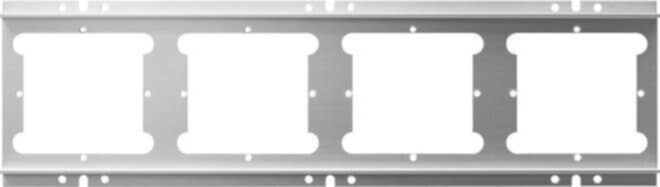 Gira Gira Installationsprofil 4-fach für Türsprechanlage 127700