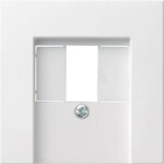 Gira Zentralplatte TAE reinweiß System55 027627