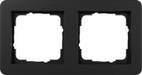 GIRA 0212153 Abdeckrahmen 2fach Gira E1 Schwarz m
