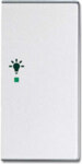 Busch-Jaeger Wippe 2-f re, Symbol Licht Aluminium-Silber 6231-22-83