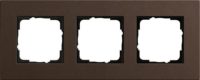 Gira Abdeckrahmen 3fach dunkelbraun 0213223