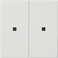 Gira KNX RF Bedienaufsatz 2-f. Reinweiß 510703