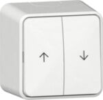 Gira 315913 Wipp-Jalousieschalter Pfeile Aufputz Reinweiß