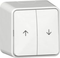 GIRA 315913 Wipp-Jalousieschalter Pfeile AP Reinweiß