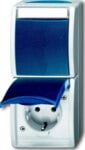Busch-Jaeger Kombination Steckdose.+We schalter 2601/6/20 EW-53