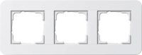 Gira Abdeckrahmen 3fach Reinweiß/Reinweiß 0213410