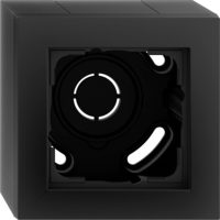 Gira AP-Gehäuse 1fach Rahmen schwarz matt 106109