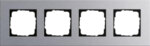 Gira Abdeckrahmen Esprit 4-fach, Aluminium eloxiert, 021417