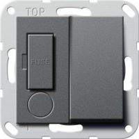 Gira Fused outlet 13A abschalt. anthrazit 278528