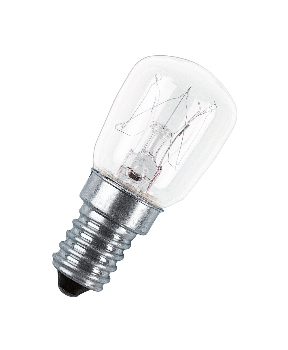 Osram SPC.T26/57 CL 25W E14 klar 300° FS1 Birnenformlampe T-Kolben Backofen