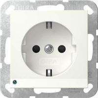 Gira Steckdose LED-Leuchte Reinweiß 417027