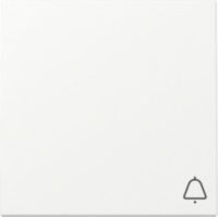 GIRA 328627 Wippe Symbol Klingel System 55 Reinweiß seidenmatt