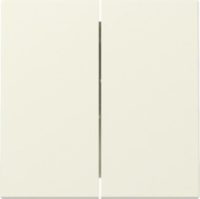 GIRA 329501 Wippe 2fach System 55 Cremeweiß glänzend