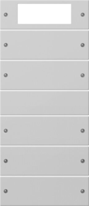 Gira Gira Wippenset 5-f. Plus 2+3 grau lackiert 2195015