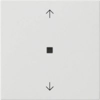 Gira KNX RF Bedienaufsatz 1-f. Reinweiß 510503