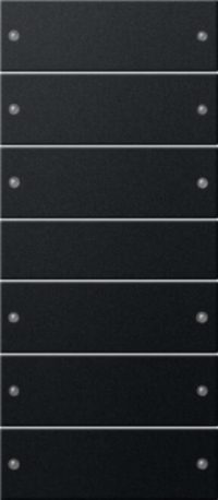 Gira Wippenset 6f. (3+3) sw/lack 2186005