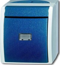Bild vom Produkt: Busch-Jaeger Wechselschalter AP 2601/6 WGL-53