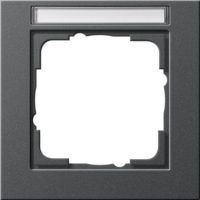 Gira Abdeckrahmen 1-fach anthrazit 109123