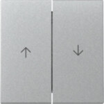 Gira 329426 Wippe 2-fach Pfeil System 55 Farbe Aluminium