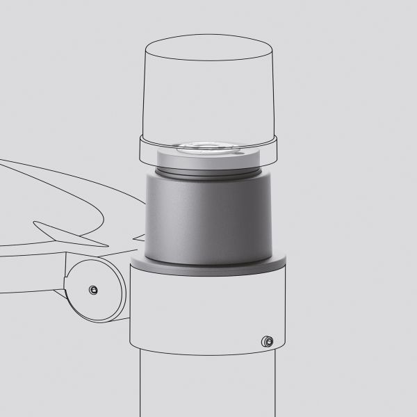 BEGA Aufsatzstück Alu Zubehör 71165A