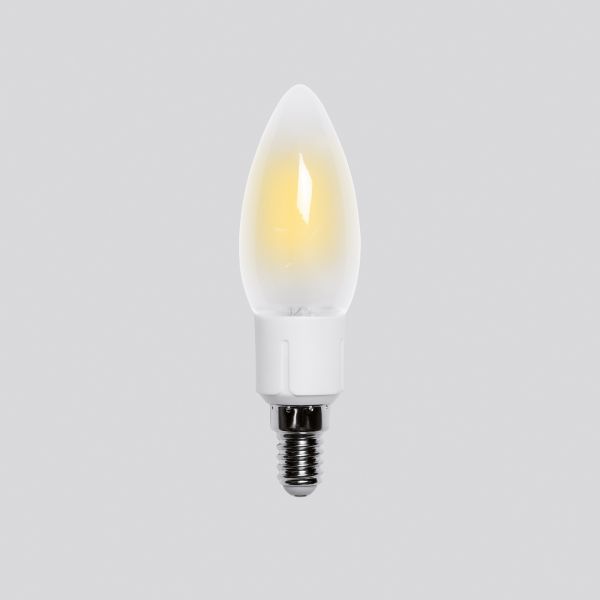 BEGA LED-Kerzenlampe FM E14 C35 5W 3000K 13596 ws 470lm F mattiert dim 360° AC