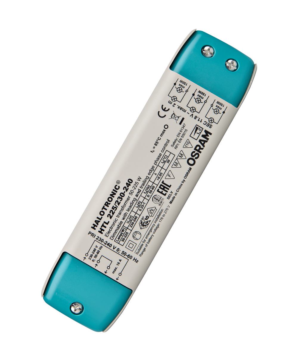 Osram HTL 225W 230-240 50-225W 170x44x34 UNV1 HALOTRONIC Trafo Phasenab/anschnitt