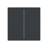 Busch-Jaeger Tastwippe KNX free@home Kunststoff LFW/A.2.63.11-81 anthrazit Thermopl 2-fach
