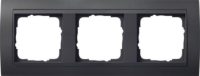 Gira Abdeckrahmen 3fach anthrazit f.anth.ZL,bruchsich. 021308