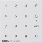 Gira Aufsatz Codetastatur reinweiß 851303