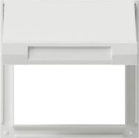 Gira Zwischenplatte reinweiß m.Klappdeckel , TX44 065466