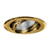 Brumberg 01-71079 NV-Einbaustrahler 50W GX5,3 Eisen schwenkbar gold Sprengring – Bild 2