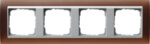 Gira Abdeckrahmen 4-fach opak dbr 021459