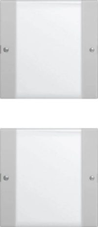 Gira Wippenset 2-f. 1+1 BSF Klar/grau 2132015