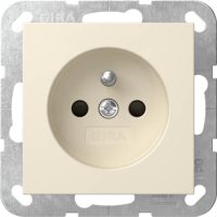Gira Steckdose Erdstift+SH Cremeweiß 448501