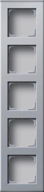 Gira Gehäuse 5-fach alu 136426