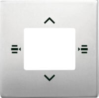 Busch-Jaeger Zentralscheibe Edelstahl 7-fach KNX 6108/61-866