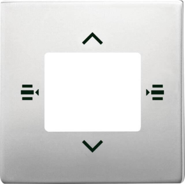 Busch-Jaeger Busch-Jaeger Zentralscheibe Edelstahl 7-fach KNX 6108/61-866