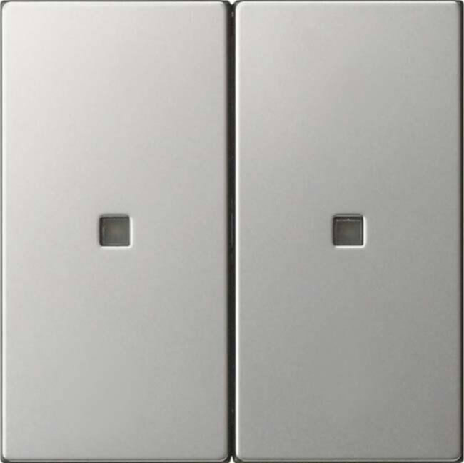 Gira Gira Wippe 2-fach S3000 unbedruckt Edelstahl 5369600