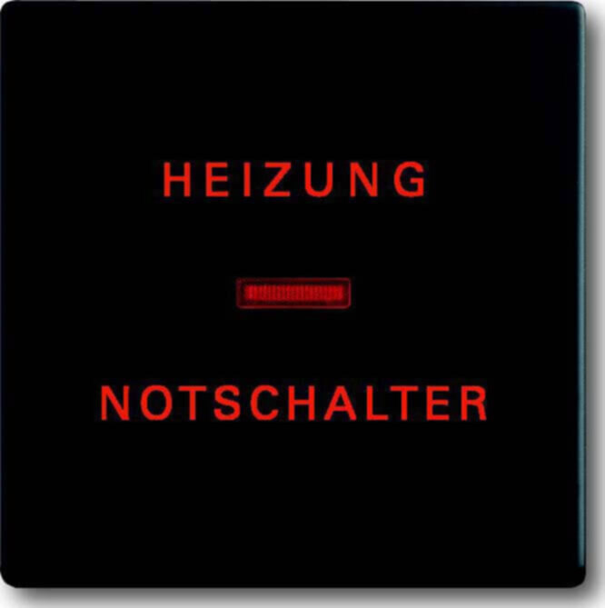 Busch-Jaeger Busch-Jaeger Wippe schwarz matt Heizung-Notschalter 1789 H-885