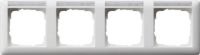 Gira Rahmen 4-fach waagerecht m. Schriftfeld 109427